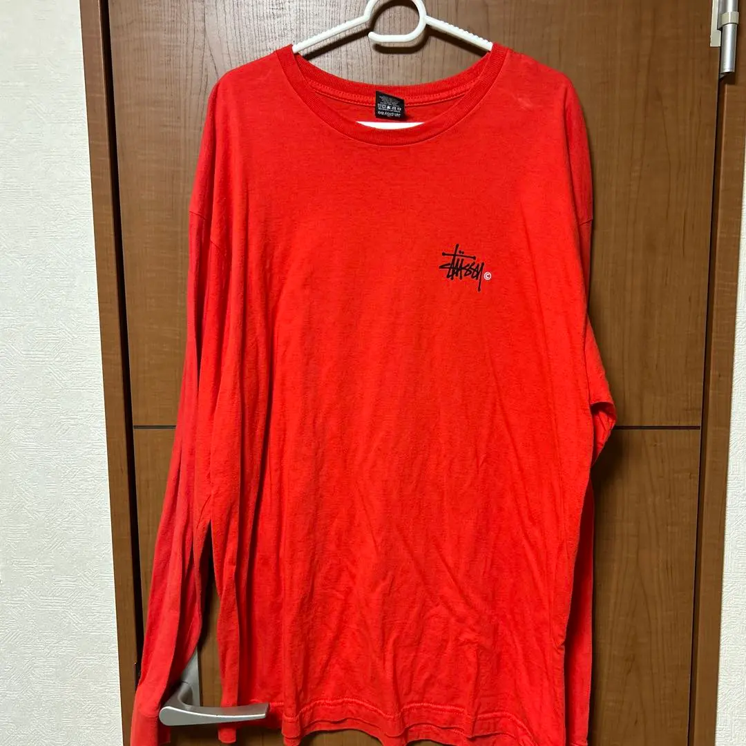 Thumbnail of Stussy red long-sleeved T-shirt