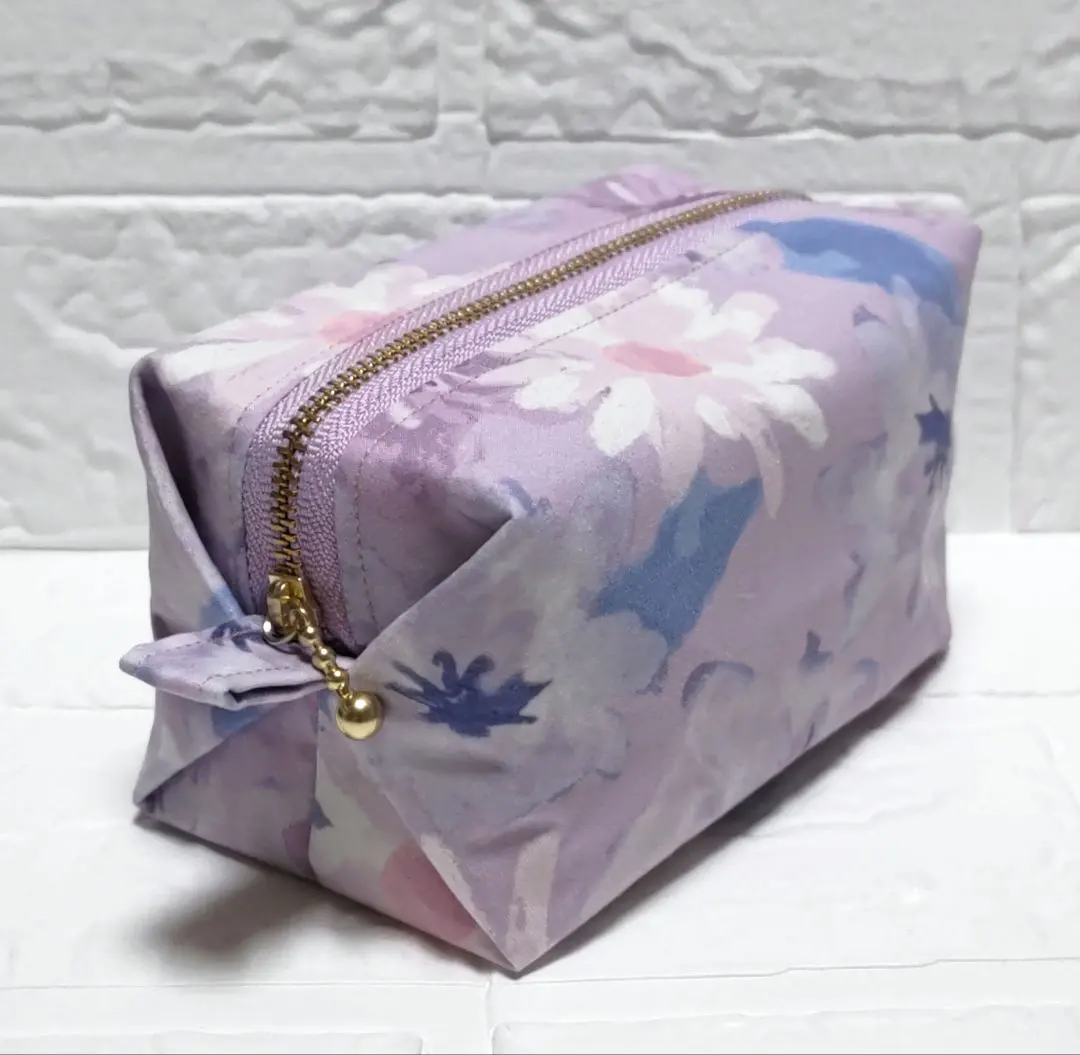 Thumbnail of Floral Pattern Caramel Pouch. Please read the product description carefully.