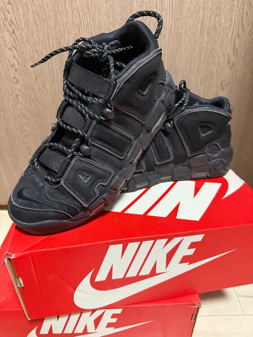 希少 ナイキ エアモアアップテンポ モアテン トリプルブラック26.5cm NIKE公式】エア モア アップテンポ 'Black' (AIR MORE UPTEMPO