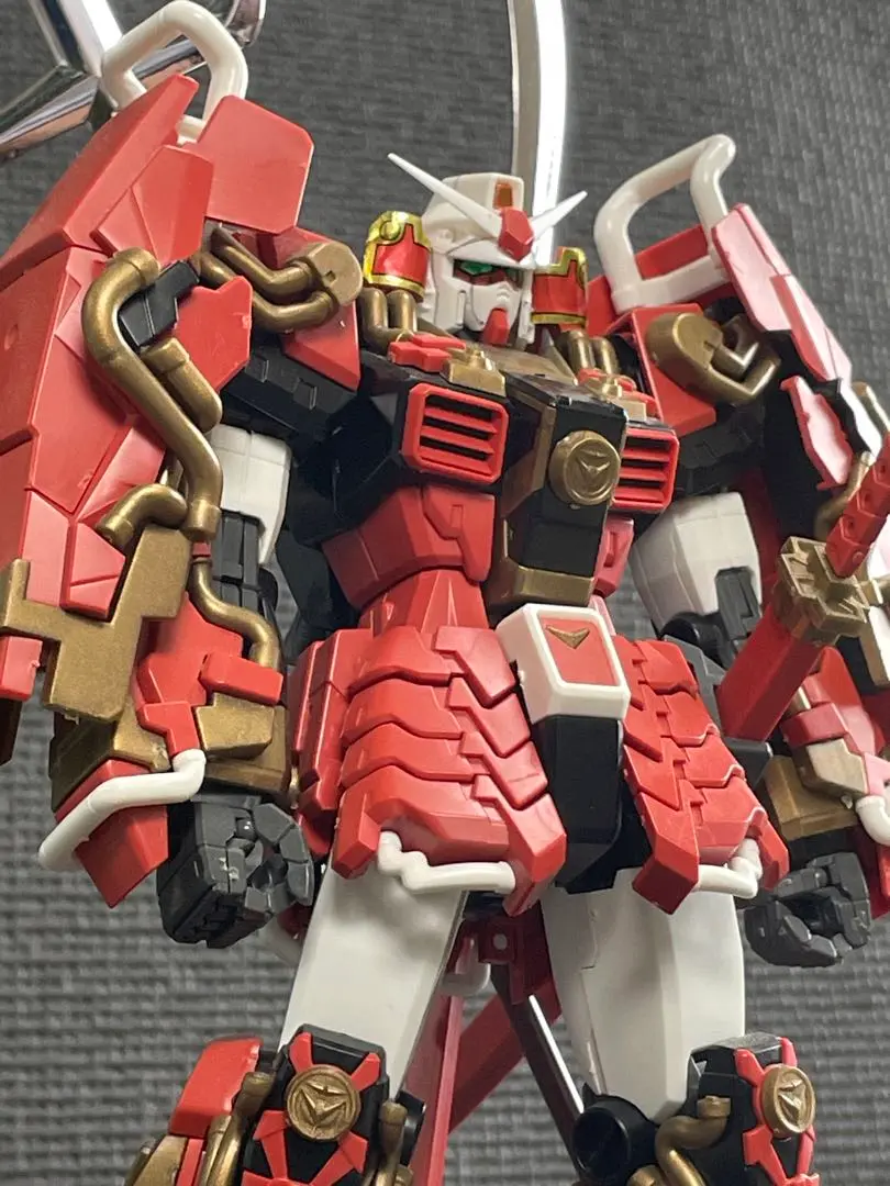 真武者頑駄無 1/100 MG プラモデル　お手付き品　ジャンク MG 真武者頑駄無の通販 by ルル's shop｜ラクマ