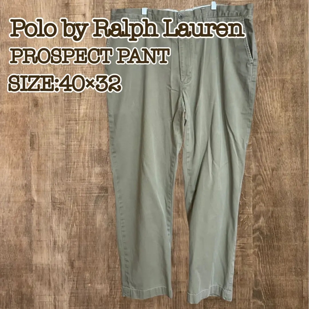 Thumbnail of 90s Ralph Lauren Polo Chino Prospect Khaki Tapered 40/32