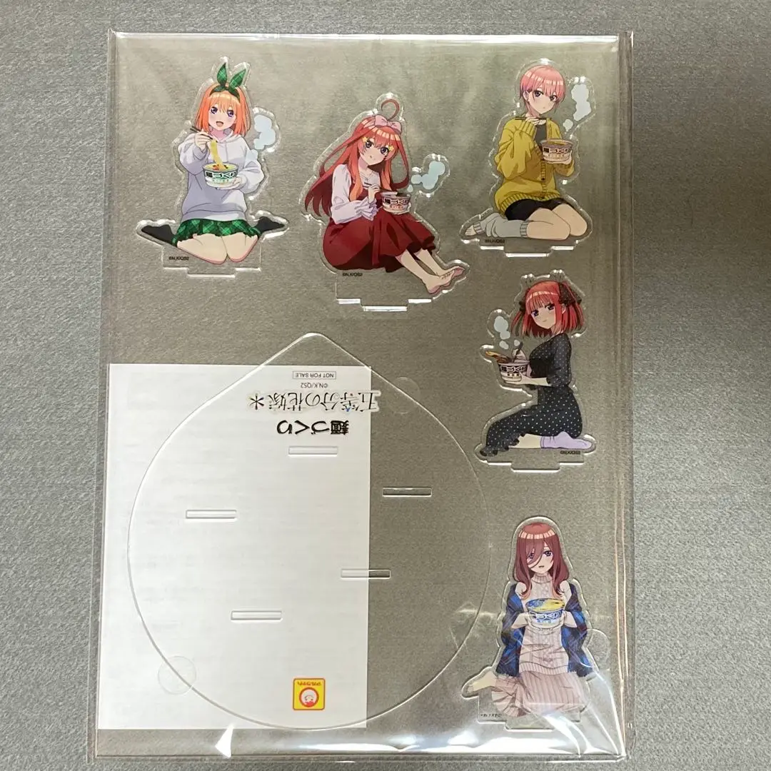 当選品 五等分の花嫁 マルちゃん麺づくり 2pt アクリルスタンド