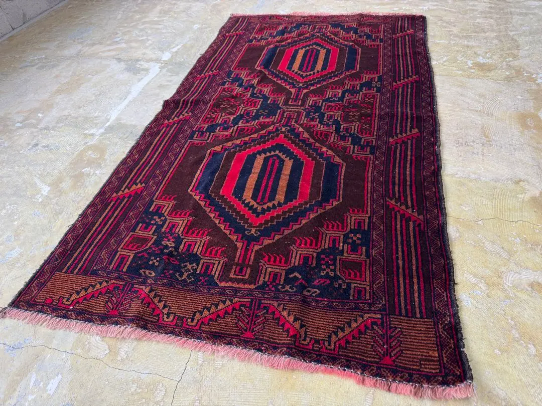 Thumbnail of Tribal Rug Vintage Furniture 150 x 84cm Hand-woven Carpet