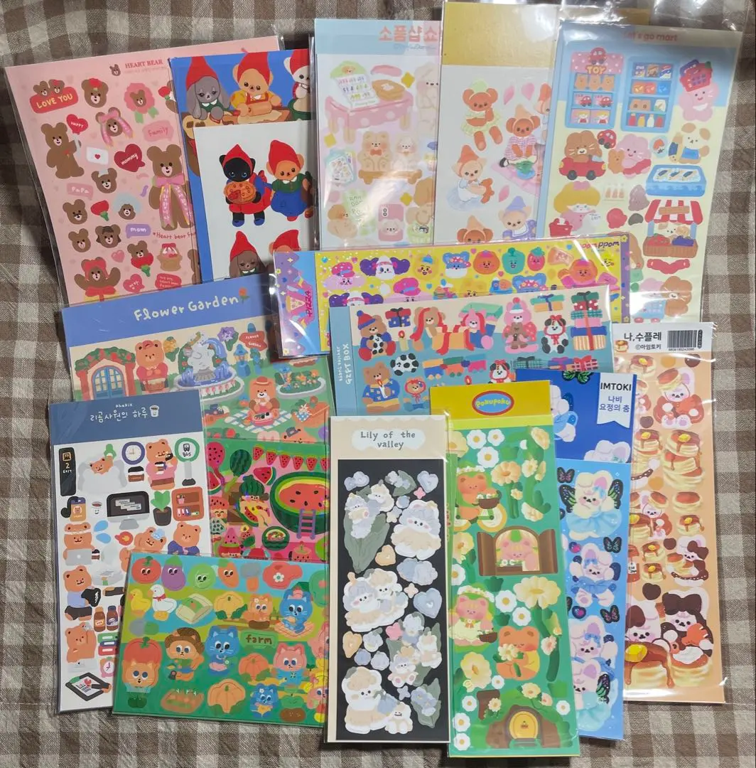 Thumbnail of Overseas stickers, Korean stickers, sticker set, planner decoration, collage