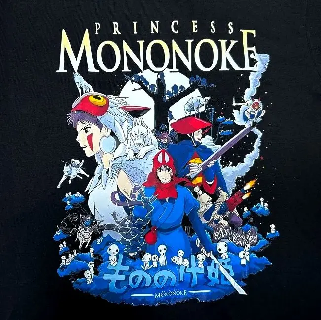 アシタカ もののけ姫 ロングスリーブTシャツGBL 男女兼用 サイドXL アシタカ もののけ姫 ロングスリーブTシャツGBL 男女兼用 サイド
