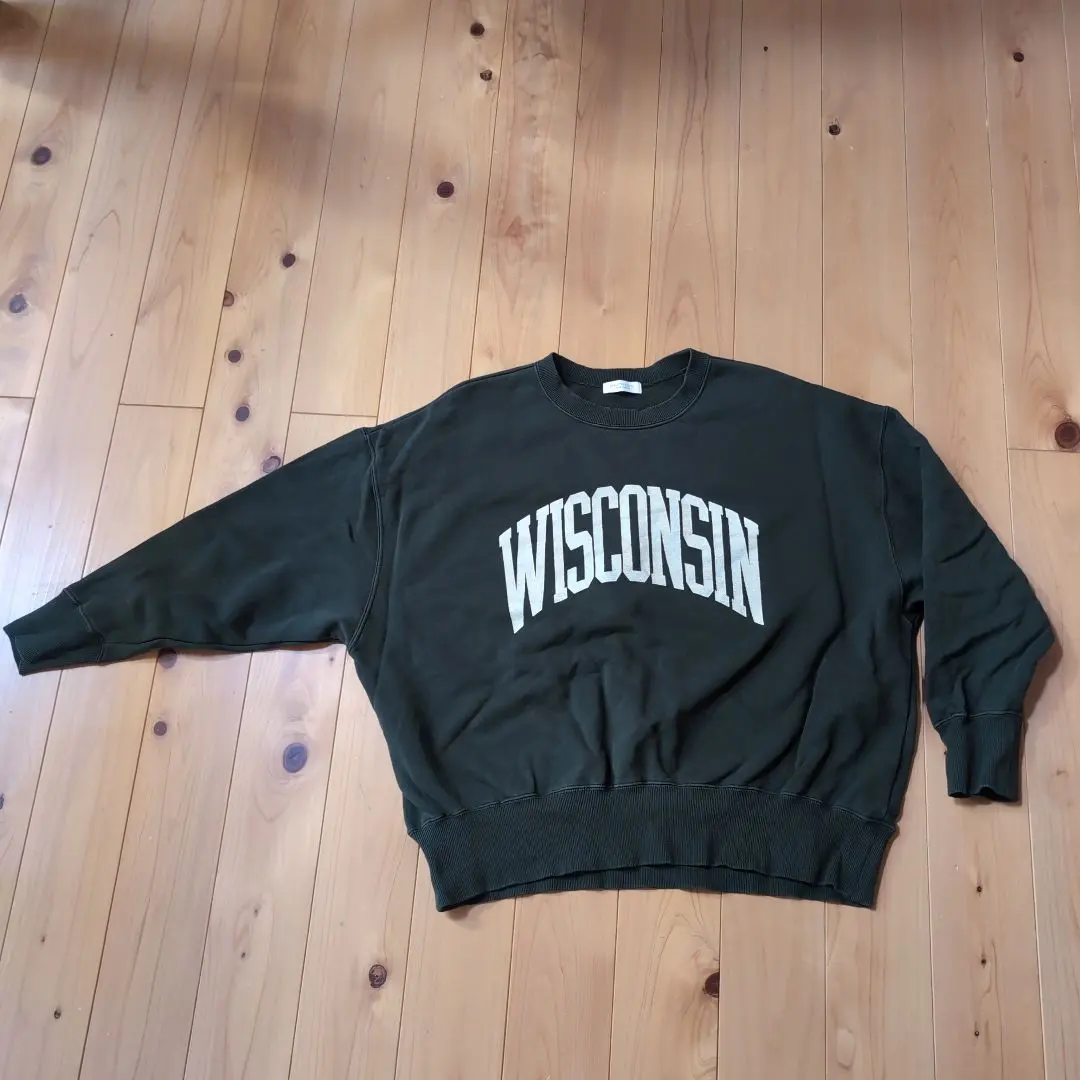 Thumbnail of UNITED ARROWS WISCONSIN Logo Dark Green Sweatshirt