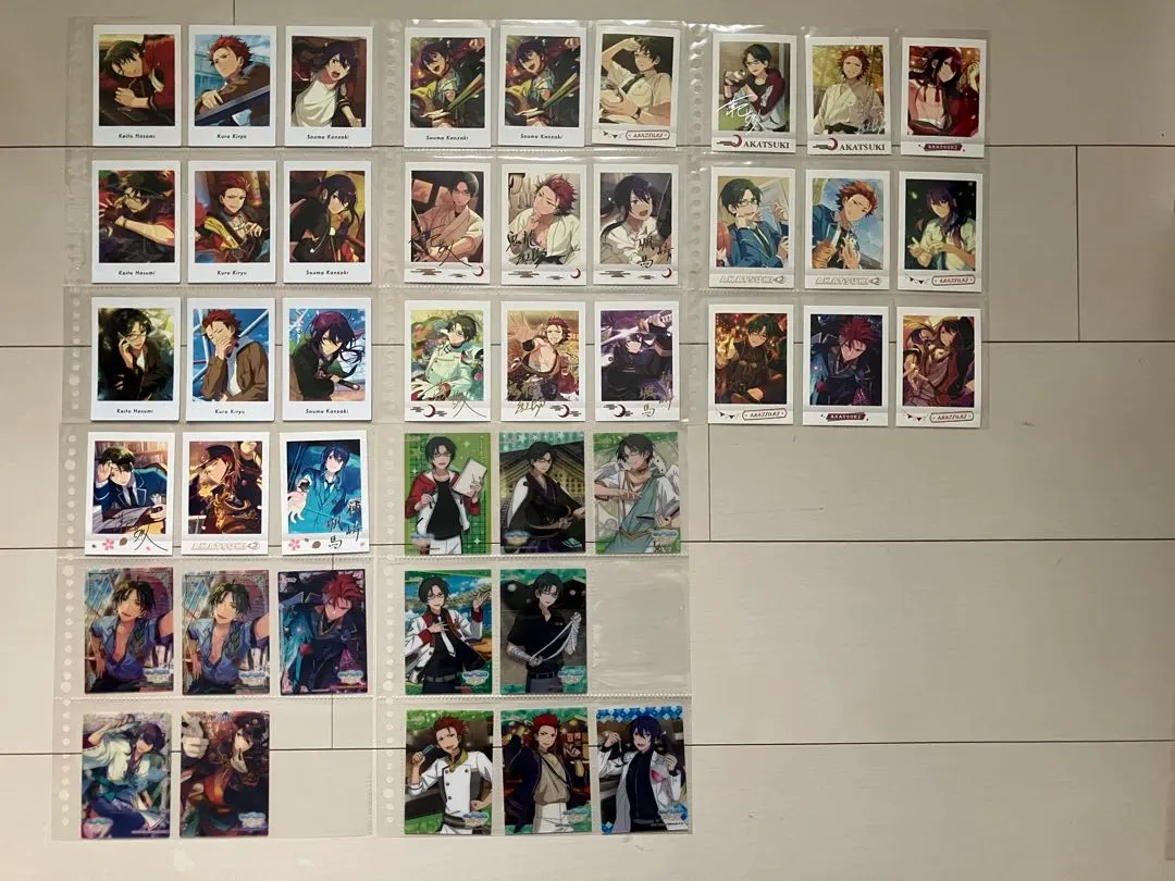 Thumbnail of Ensemble Stars! Card Set of 43, Akatsuki, with foil-pressed signature included