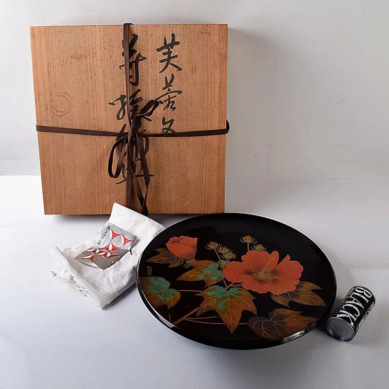 極上 輪島塗 名工 木谷信夫 蒔絵 梅 飾皿 共箱 大皿 漆額 沈金 2025年最新】輪島塗 飾皿の人気アイテム - メルカリ