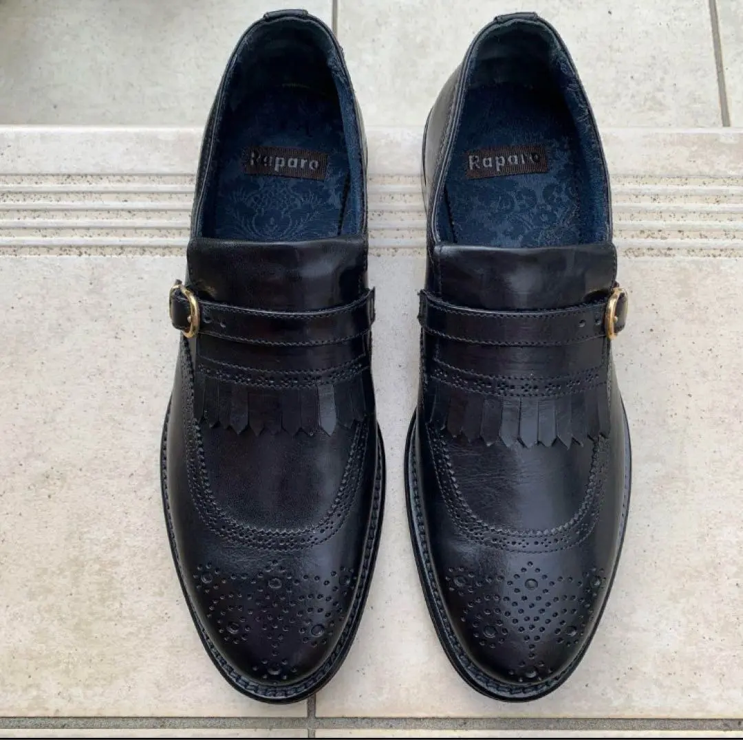 ラパーロ／Raparo レザーシューズ 41 Raparo/ラパーロ SIZE 6.5【ブラックラピド製法/モンキーブーツ