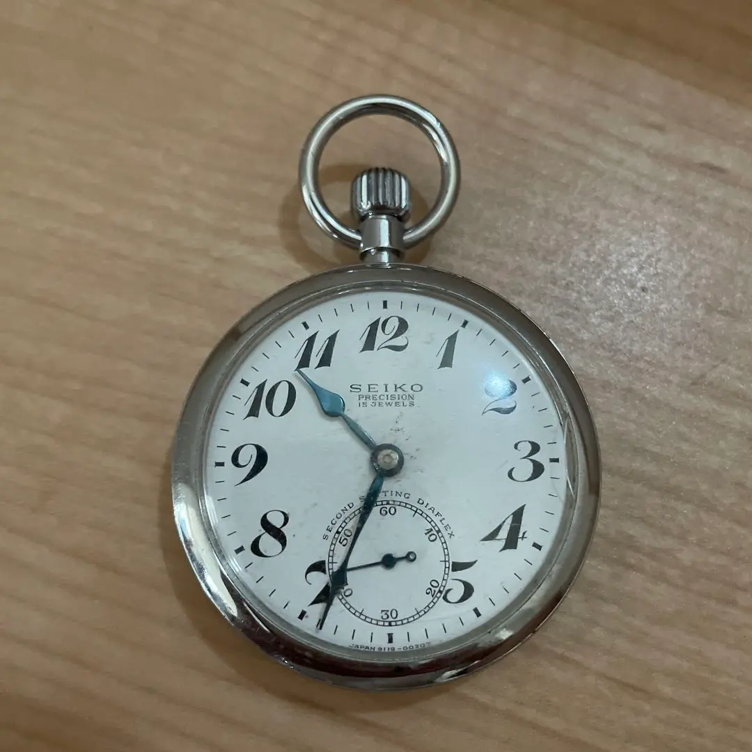 【稼働中・希少】SEIKO クォーツ 懐中時計 鉄道時計 国鉄 JR 稼働中・希少】SEIKO クォーツ 懐中時計 鉄道時計 国鉄 JR