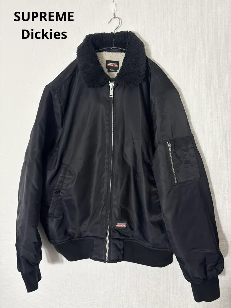 美品 希少 supreme Dickies ボンバージャケット ボア ma-1 Supreme®/Dickies® Fur Collar Bomber Jacket | Supreme 23fw