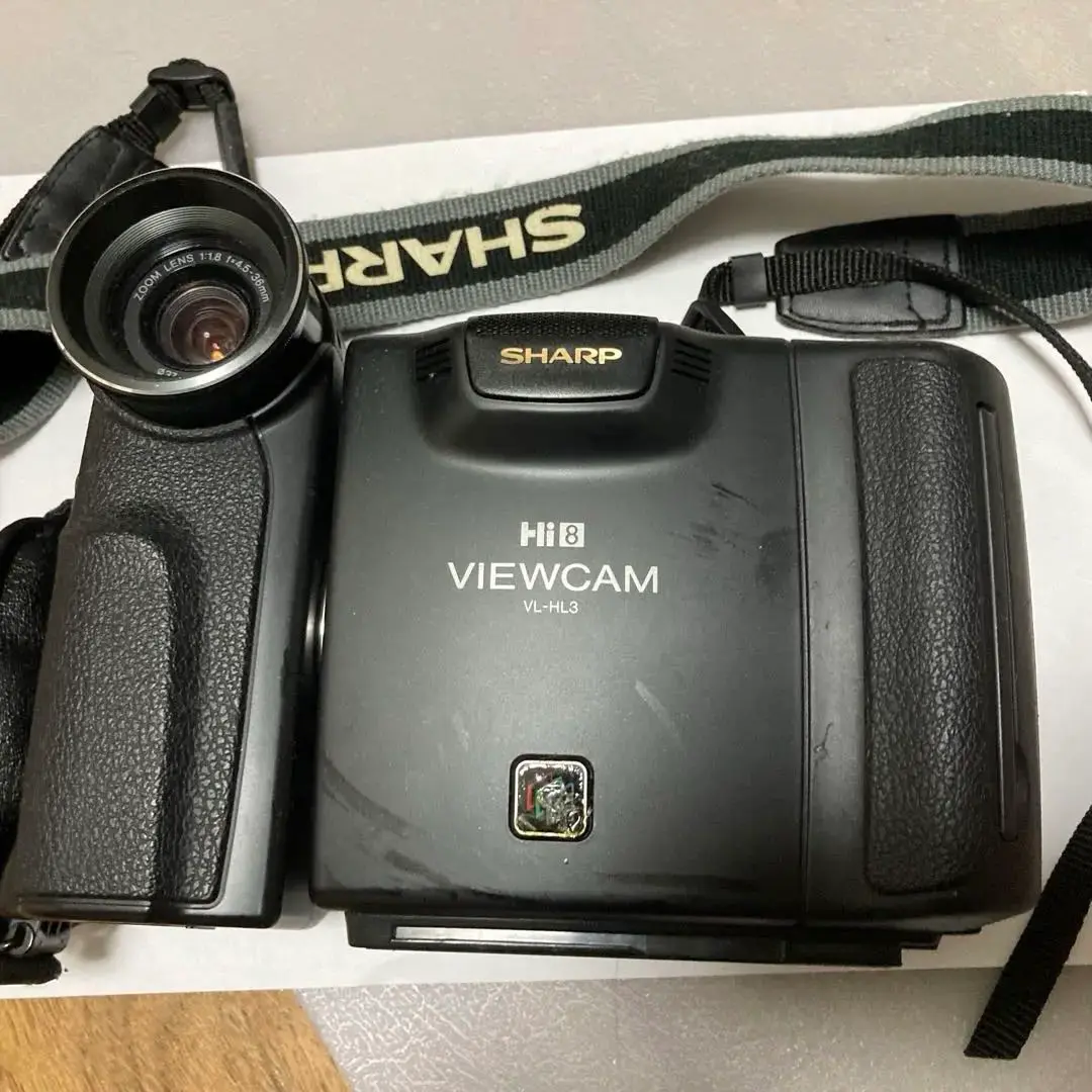 撮影再生ダビングOK　超美品　SHARP　VL-HL3　付属品有　Hi8　大画面 撮影再生ダビングOK 美品 SHARP VL-HL3 付属品あり Hi8 大画面