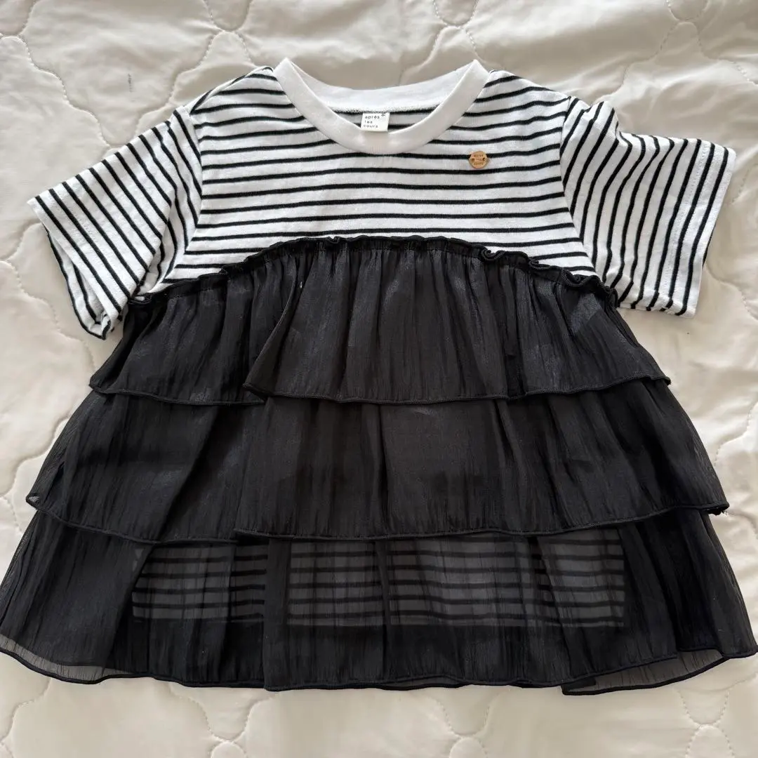 Thumbnail of apres les cours Aplelecool Short Sleeve Tulle Border