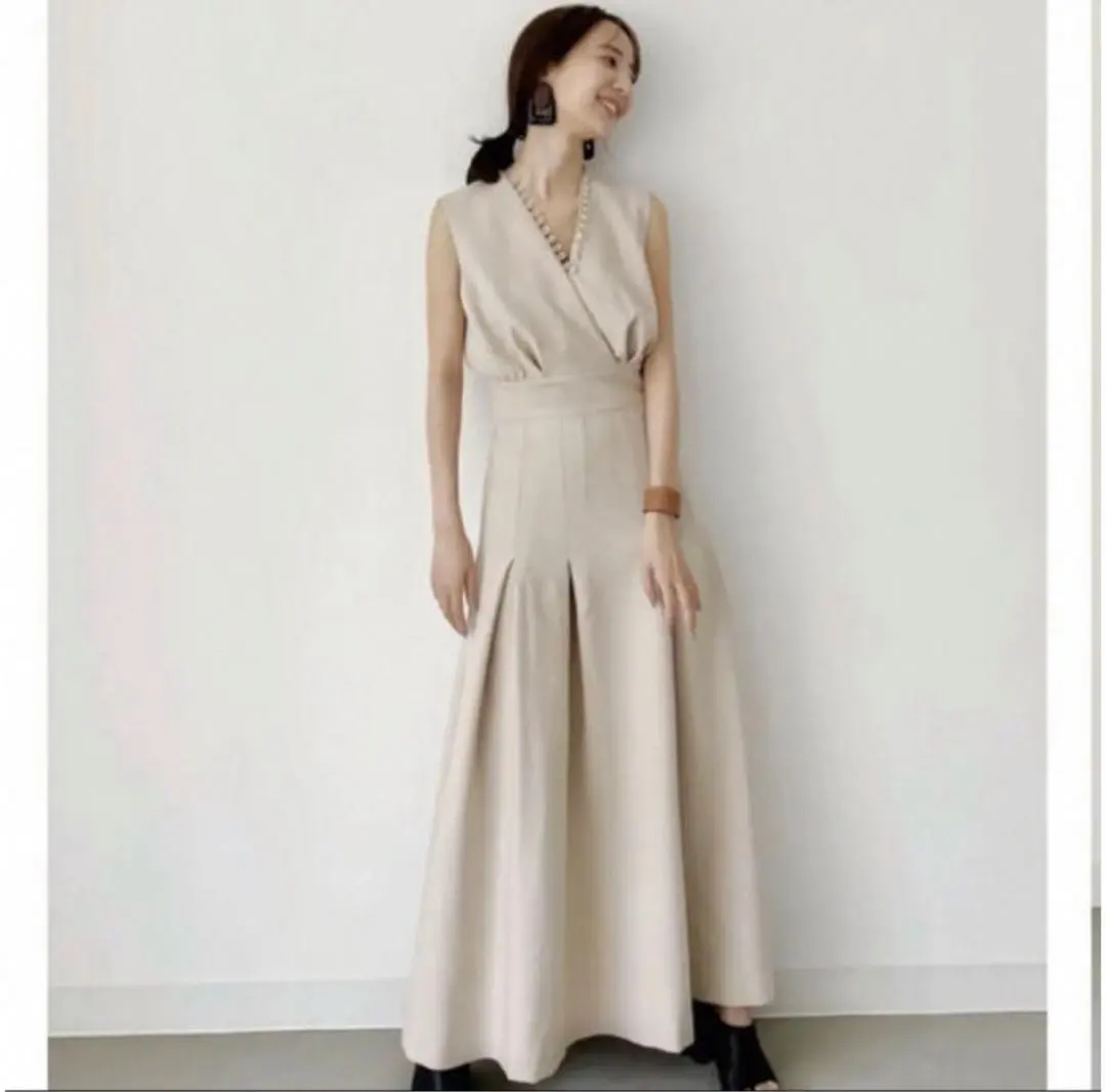 Thumbnail of louren pleats long one-piece pleat dress