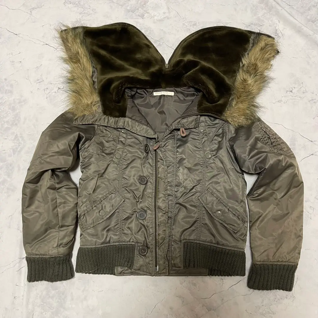 Thumbnail of 00s Y2K N-2B Flight Jacket Gal Short Length M Outerwear