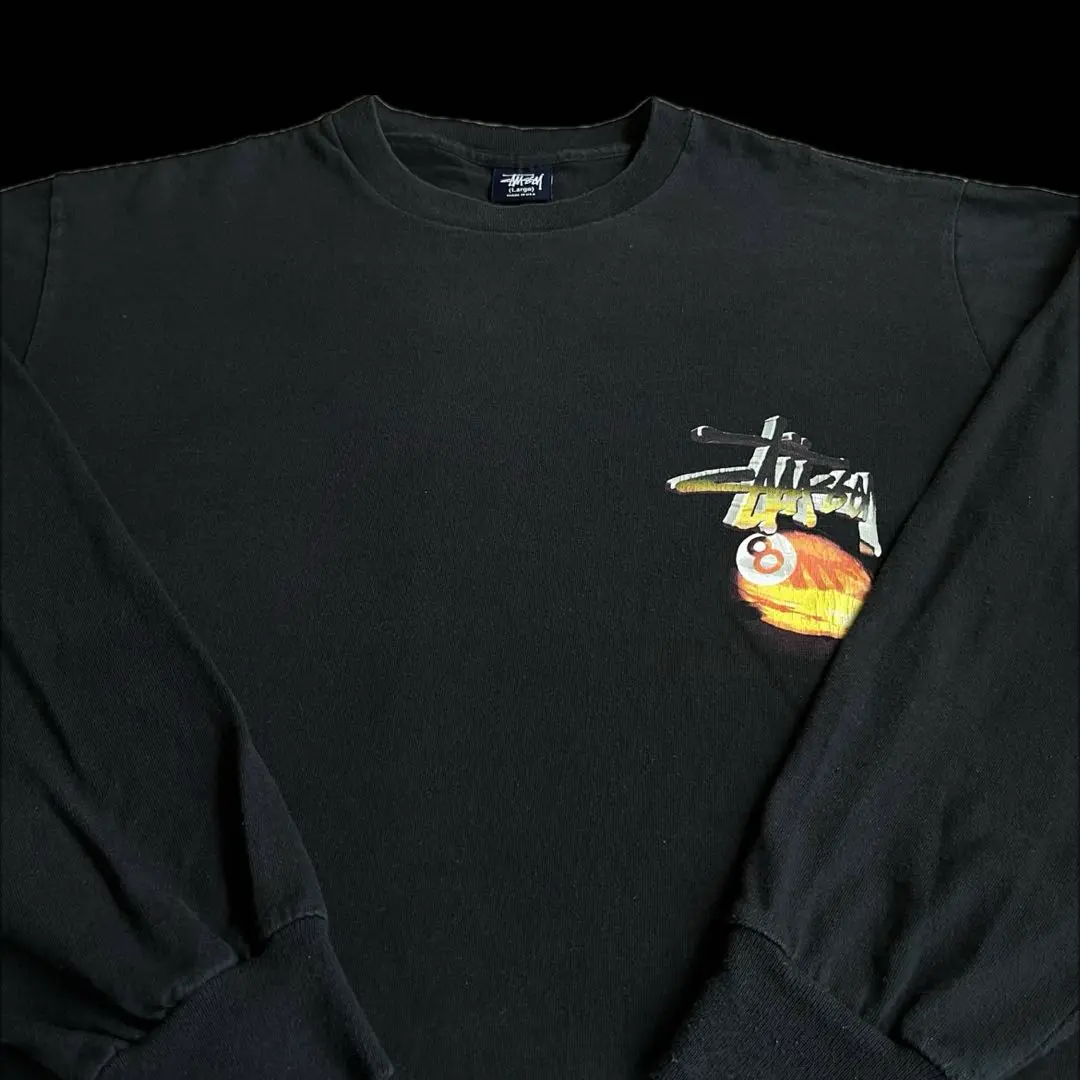 90sStussyステューシーロンtシャツメンズ長袖ブラック黒8ボールクラウン 楽天市場】ステューシー STUSSY ロンT Tシャツ 長袖 メンズ 8