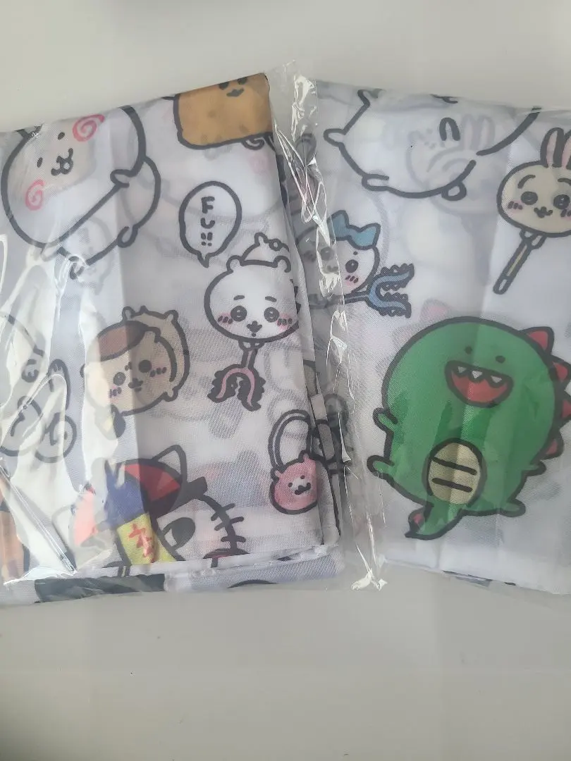 吉伊卡哇 長野市集市 白色 環保袋 2個組 的縮圖