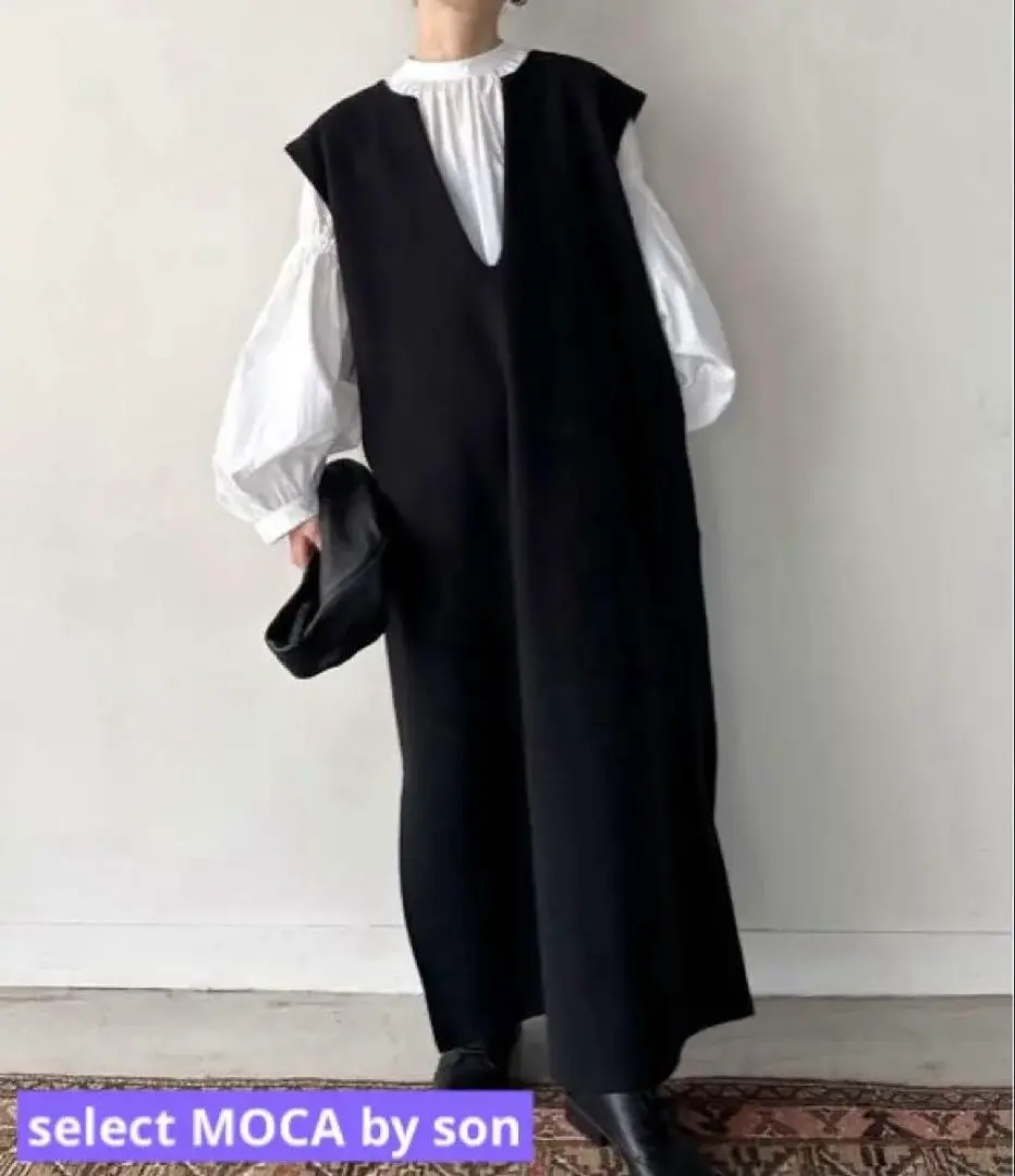 Thumbnail of 【New】select MOCA by son Key Neck Long Vest Dress