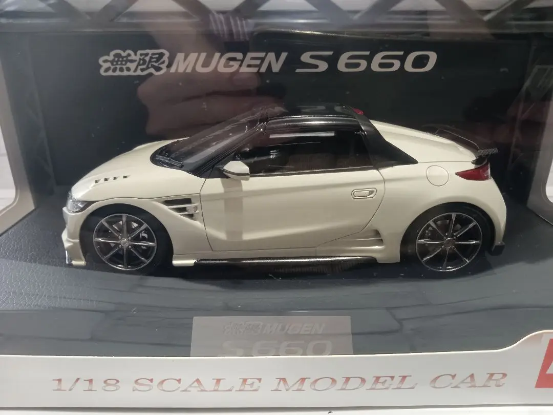 1/18 京商製samurai レジンモデル ホンダ S660 α ホワイト