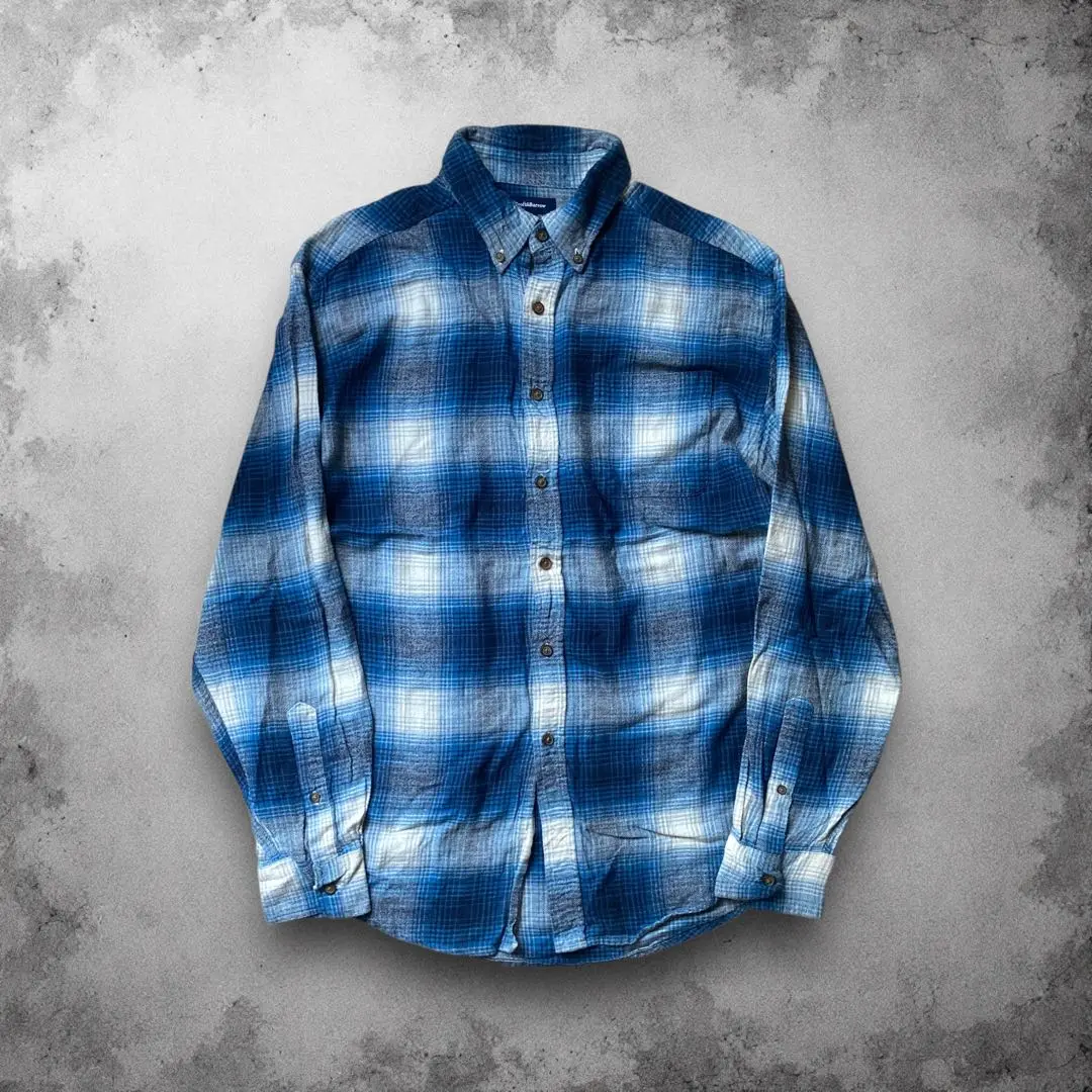 ヴィンテージ ネルシャツ ブルーオンブレ Lサイズ 長袖シャツ シャツ デニム 2025年最新】shirts カラー：ブルー系 ネルシャツの人気アイテム