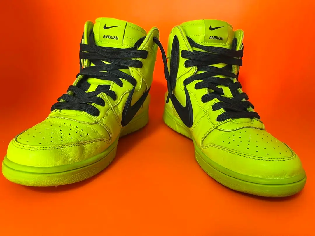 NIKE AMBUSH 20SS シリコンロゴ バイカーパンツ S