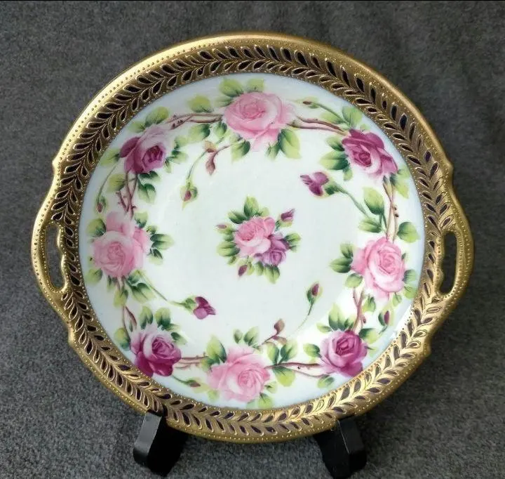 ◎【極希少品！】オールドノリタケ 黄金に輝く大型ボウル メープルリーフ印★骨董品 ◎【極希少品！】オールドノリタケ 黄金に輝く大型ボウル メープル