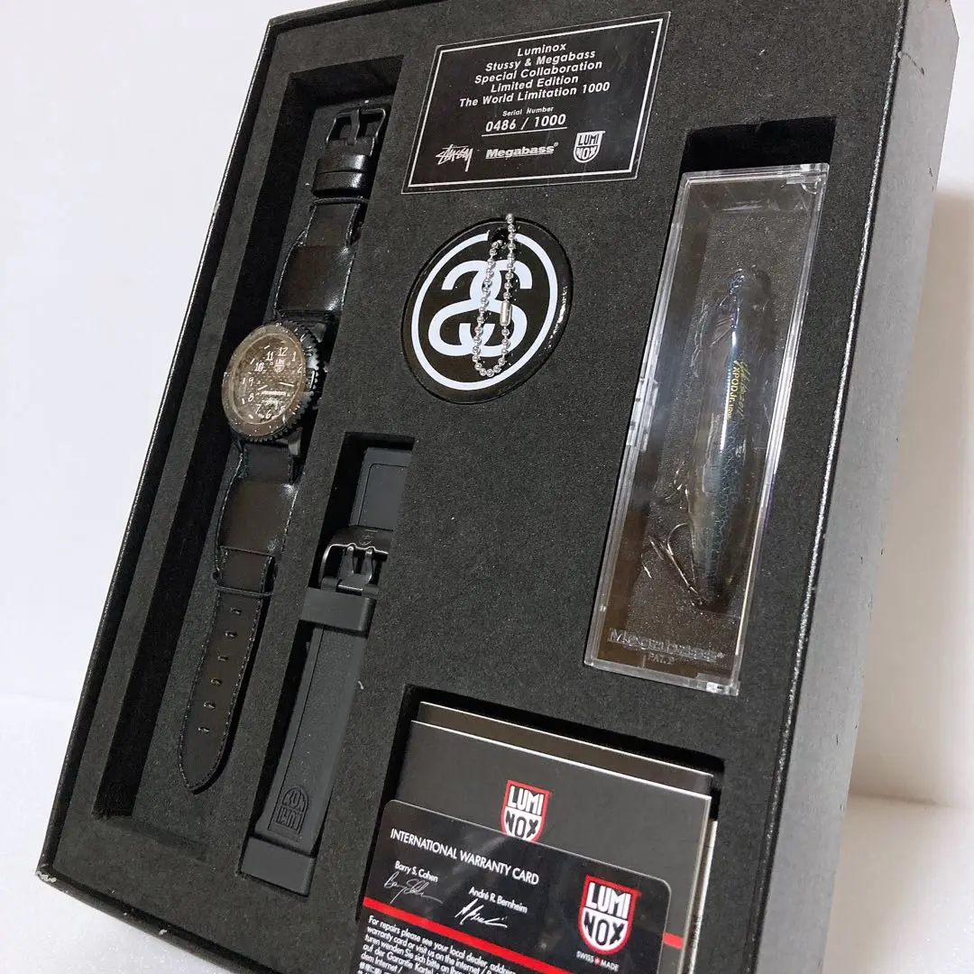 限定生産『XPODJr.　コラボカラー(メガバス×ルミノックス×ステューシー)』 愛すべき道具達 in ナチュラム:Stussy x Luminox x Megabass
