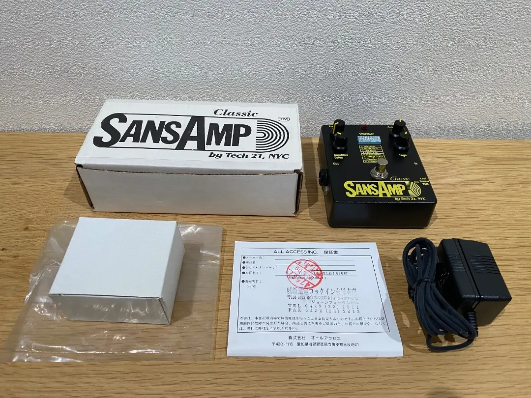 やっぱ値下げします！【未開封品】Tech21 SANSAMP Classic Tech 21 SA1 SansAmp Classic Tube Amp Emulator Guitar Effects