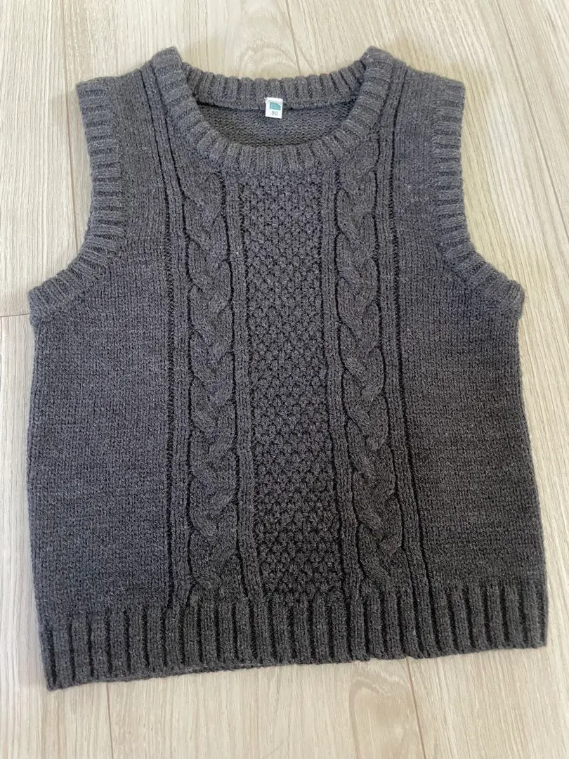 Thumbnail of Baby vest, 90cm, dark gray