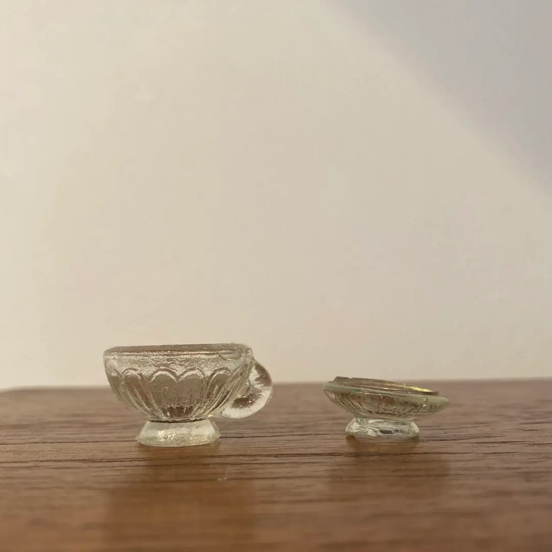 コマ型　ペロペロ2個セット　ガラス　レトロ瓶 コマ型 ペロペロ2個セット ガラス レトロ瓶