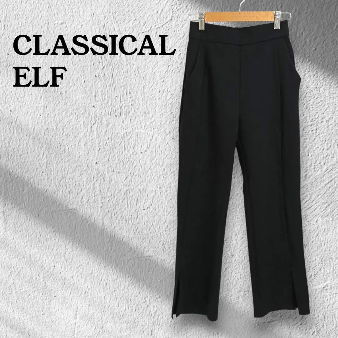 Thumbnail of [Excellent Condition] Classical Elf Hem Slit Center Seam Pants M Black