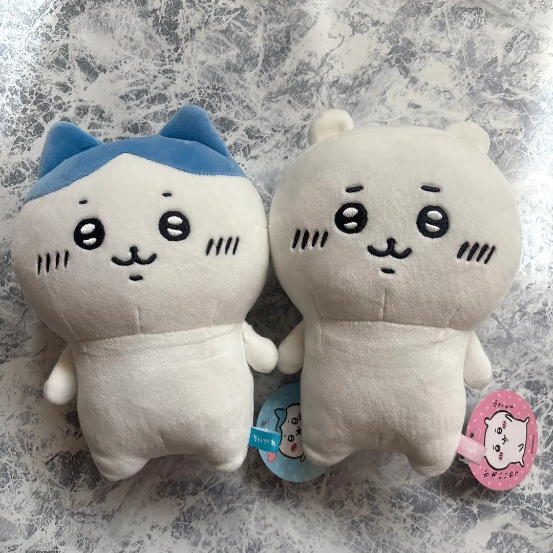 Thumbnail of Chikawa and Hachiware Plushie Set (2 pieces) - Initial Release