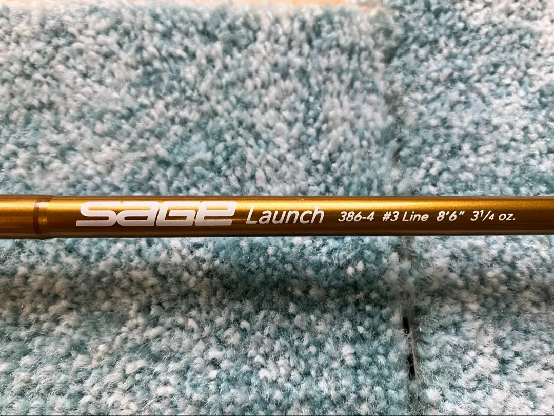ロッド SAGE Launch 386-4 8'6\" #3 sold SAGE “LAUNCH” 386-4 GRAPHITE FLY ROD - Classic