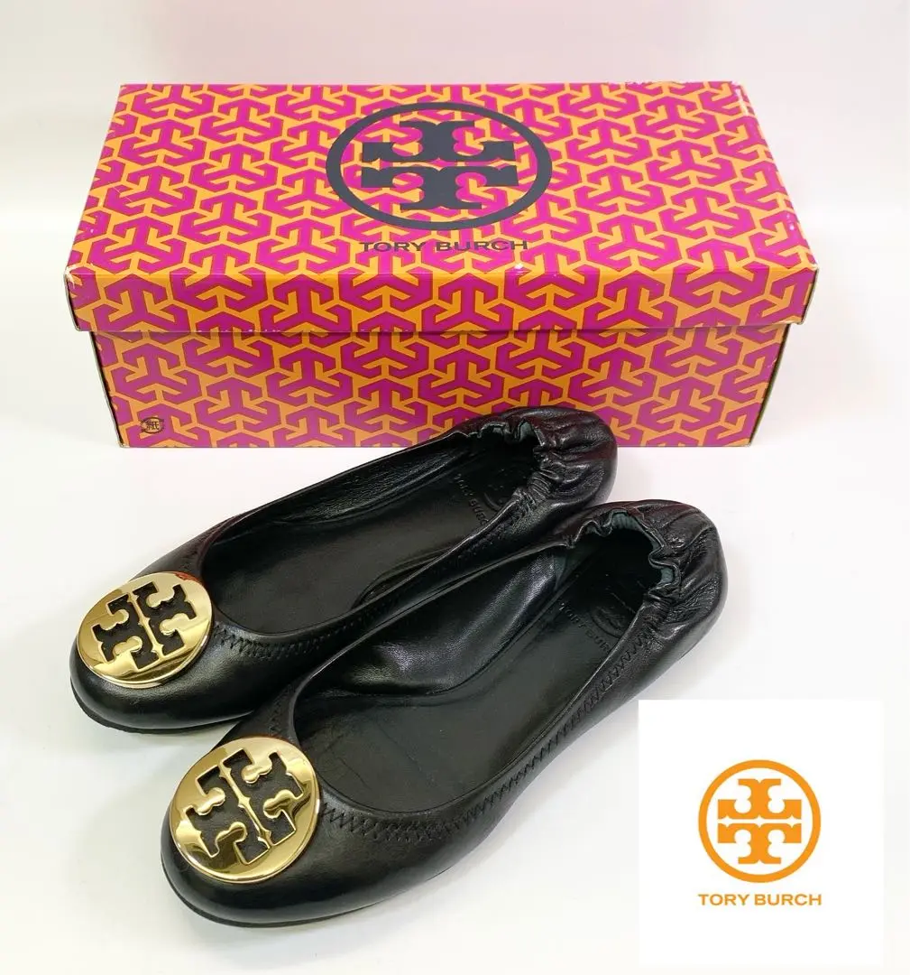 【美品】TORY BURCH トリーバーチ REVA バレエシューズ 24.0 トリーバーチ TORY BURCH バレエシューズ フラットシューズ