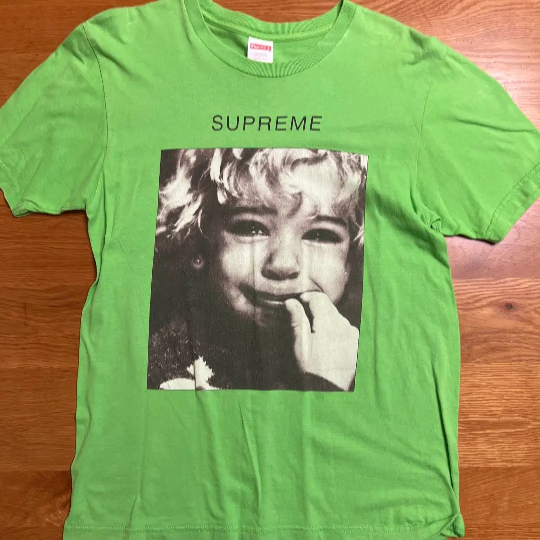 15aw Supreme Crybaby tee tシャツ XL フォトt 黄緑 2025年最新】supreme cry babyの人気アイテム - メルカリ