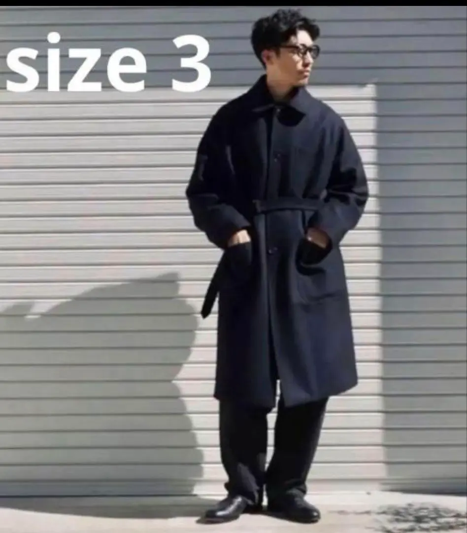 本日限定 価格未使用 comoli 24awウールカシミアミリタリーコート 1 COMOLI (コモリ) ウールカシミヤ ミリタリーコート