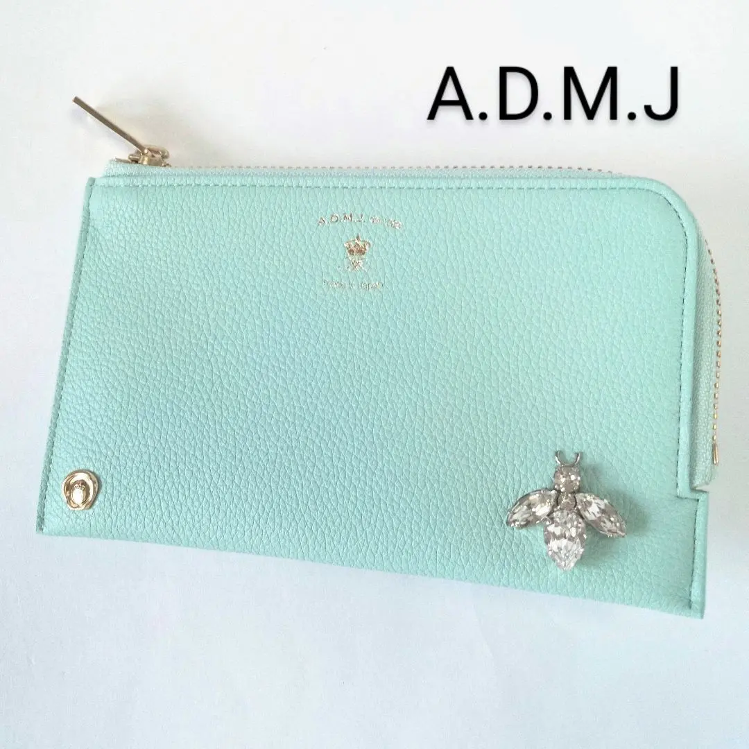 【美品】ADMJ コインケース ウォレット クリスタル Bee シボ革 オレンジ 楽天市場】財布 長財布 レディース 財布 ブランド 可愛い l字