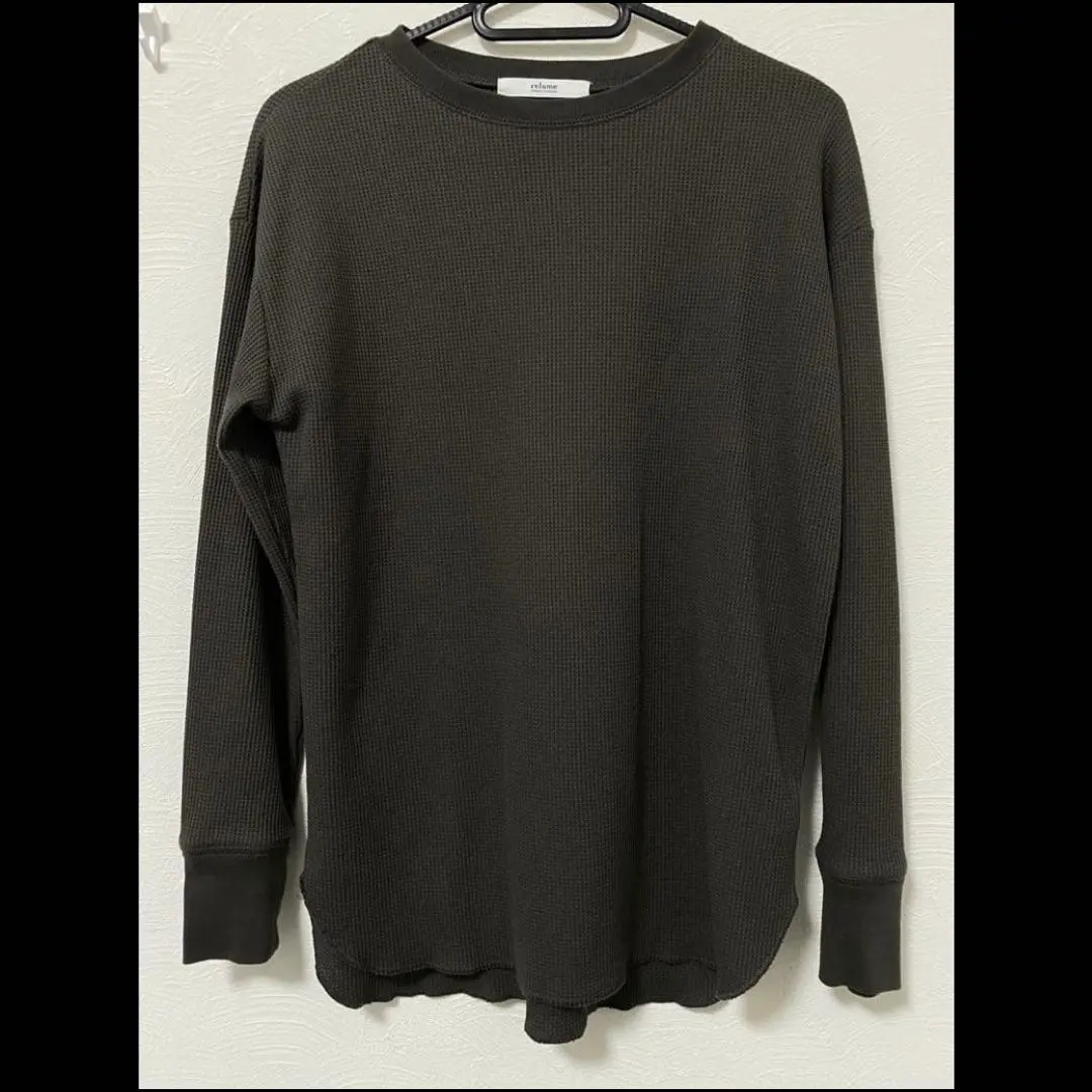 Thumbnail of JOURNAL STANDARD relume Gray Waffle Long Sleeve T-shirt