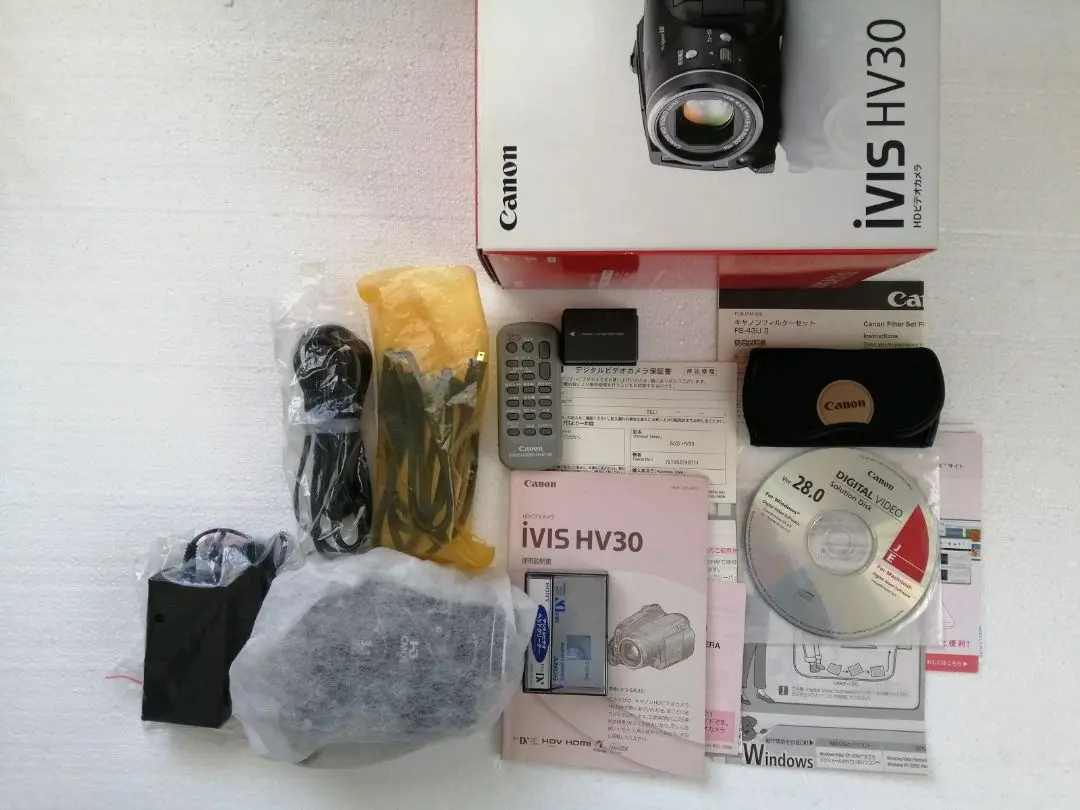 中古Canon iVIS HV30 ビデオカメラ本体・付属品・オプション品