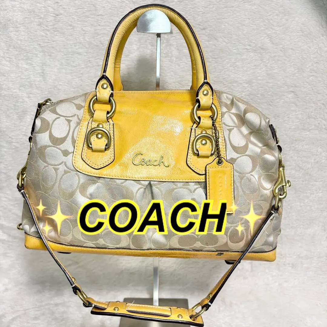 楽天市場】COACH/コーチ 2WAYミニボストンバッグ シグネチャー