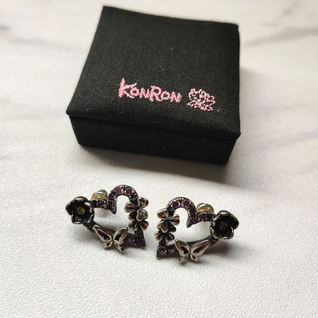 KONRON プリンセスピアス ブラック krp0536-cz-bk-1.jpg