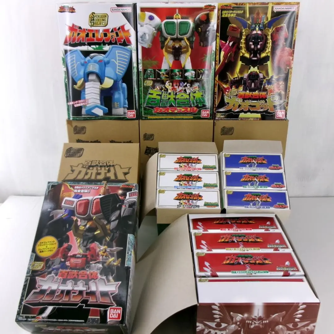 新品 百獣戦隊ガオレンジャー SMP 百獣合体ガオイカロス 4個入りBOXセット SMP [SHOKUGAN MODELING PROJECT] 百獣合体 ガオイカロス｜発売