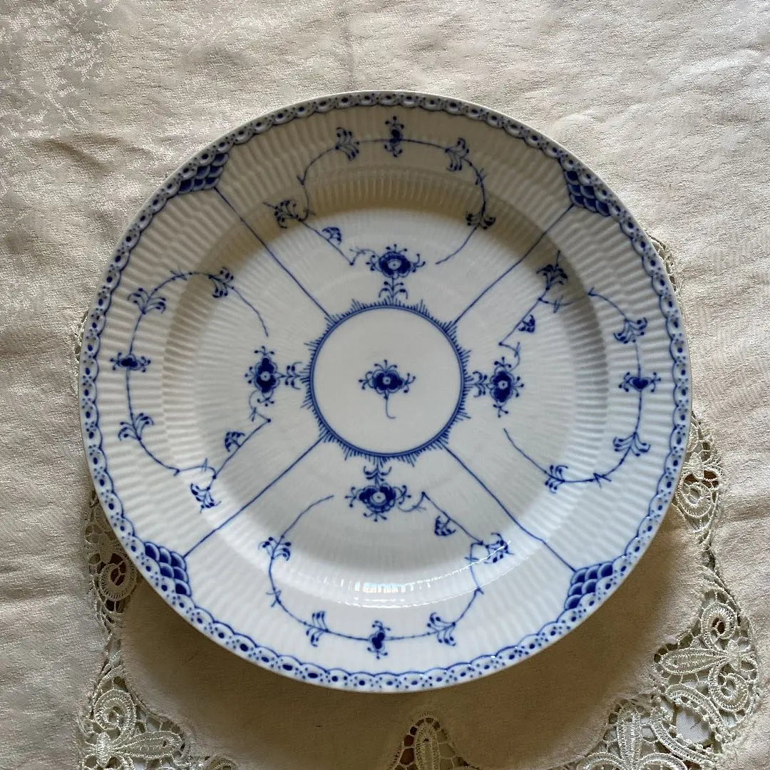 Thumbnail of Royal Copenhagen Blue Fluted Plate 33cm - Final Price Reduction