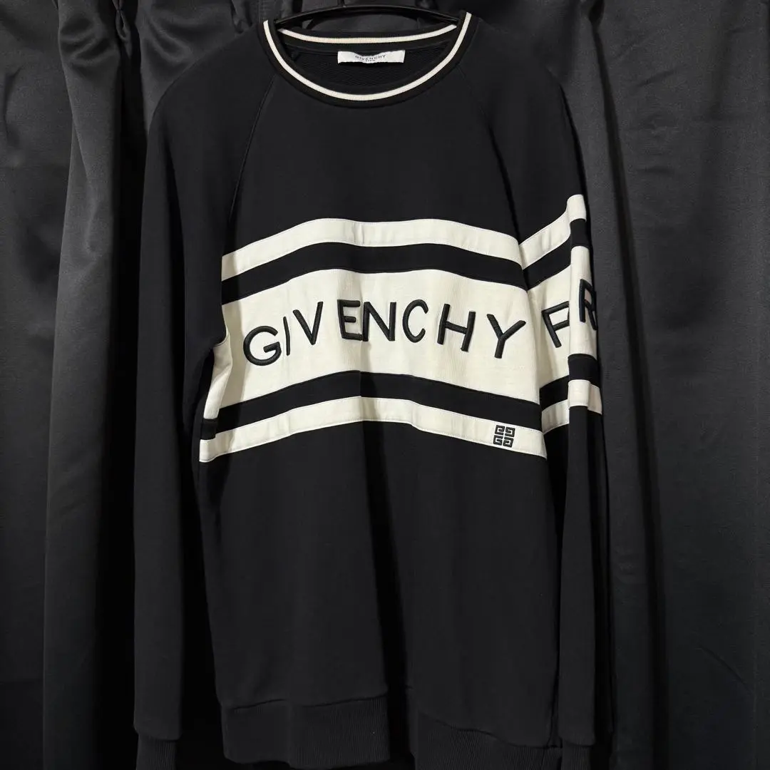 GIVENCHY ブラック スウェット デストロイトレーナースウェット　美品 2025年最新】givenchy デストロイスウェットの人気アイテム