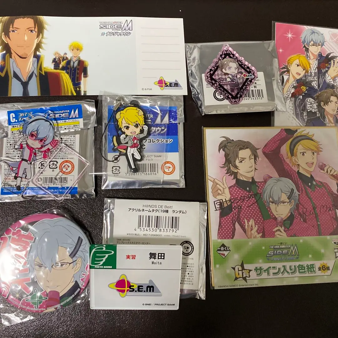 SideM 山下次郎 缶バッジ ハンズ アニクロ ポストカード 楽天市場】アイドルマスター×東急ハンズ アイドルマスター SideM