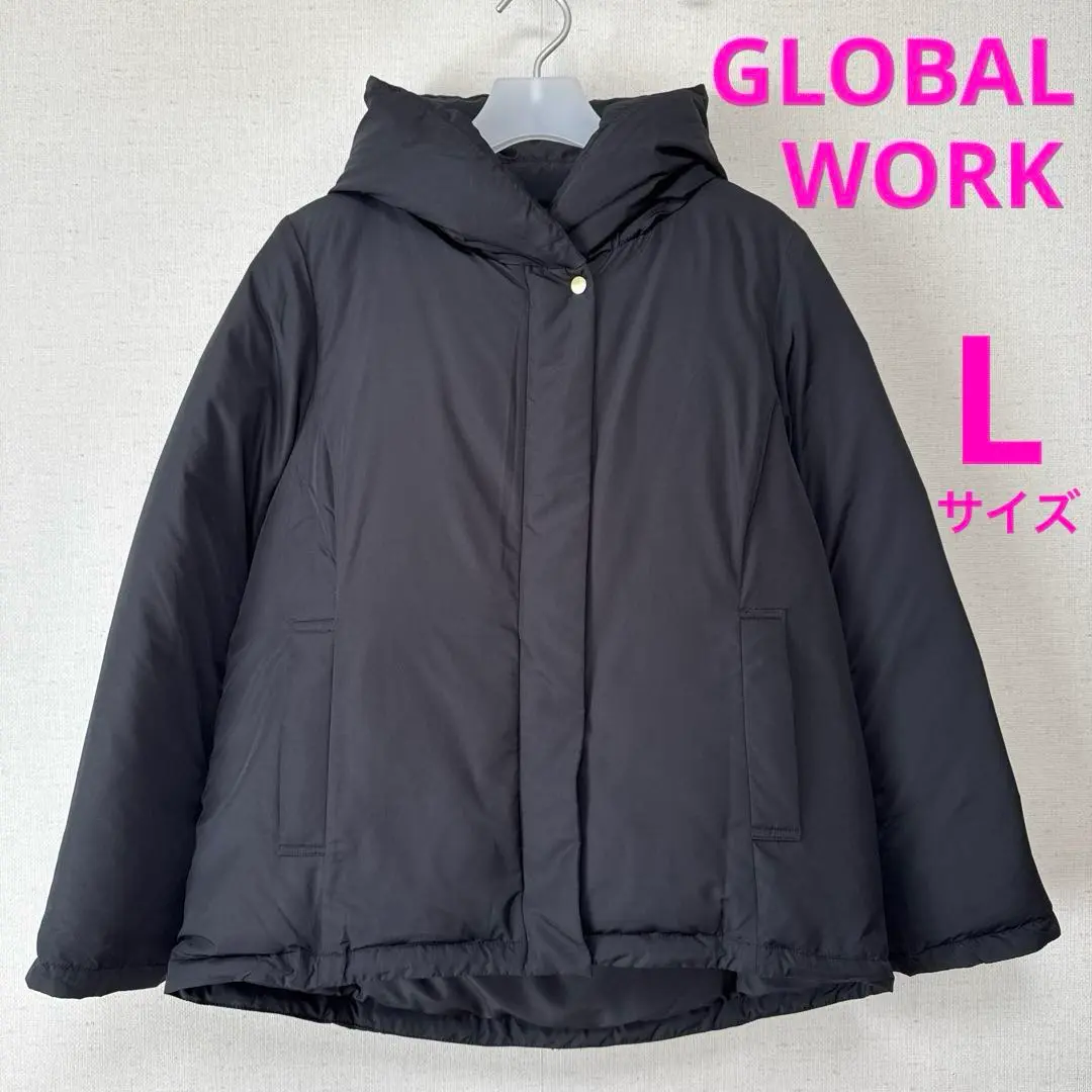 ウツクシルエット　撥水ダウンコート☆グローバルワーク　Ｌサイズ GLOBAL WORK（グローバルワーク）の「ウツクシルエット撥水