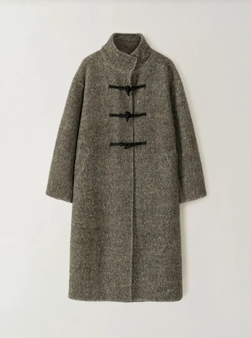 OHTORO Boucle Duffle Coat ブラック 2025年最新】OHOTORO ダッフルコートの人気アイテム - メルカリ