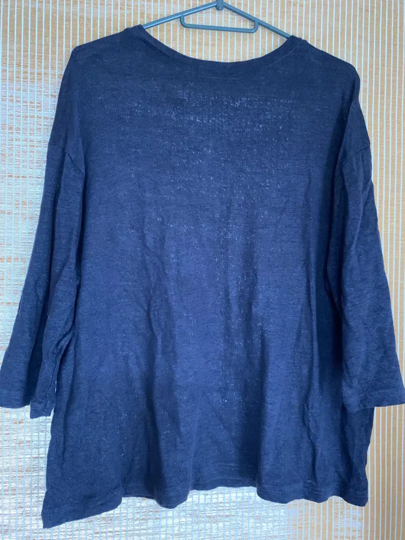 Thumbnail of Kagure ⭐︎ 3/4 Sleeve Linen Cut-and-Sewn Top