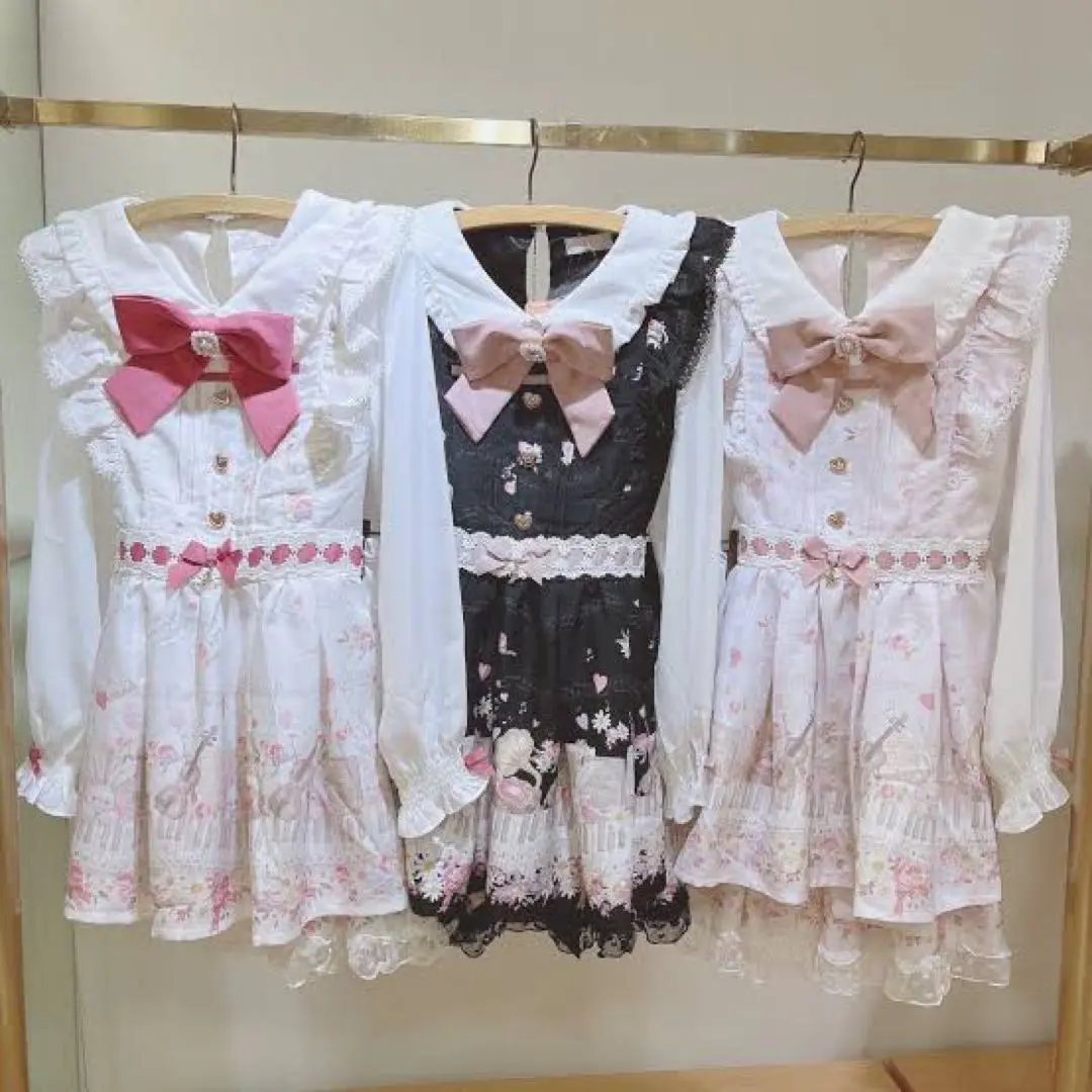 Melody Bunny柄ワンピース LIZLISA Melody Bunny柄ワンピース ファッション