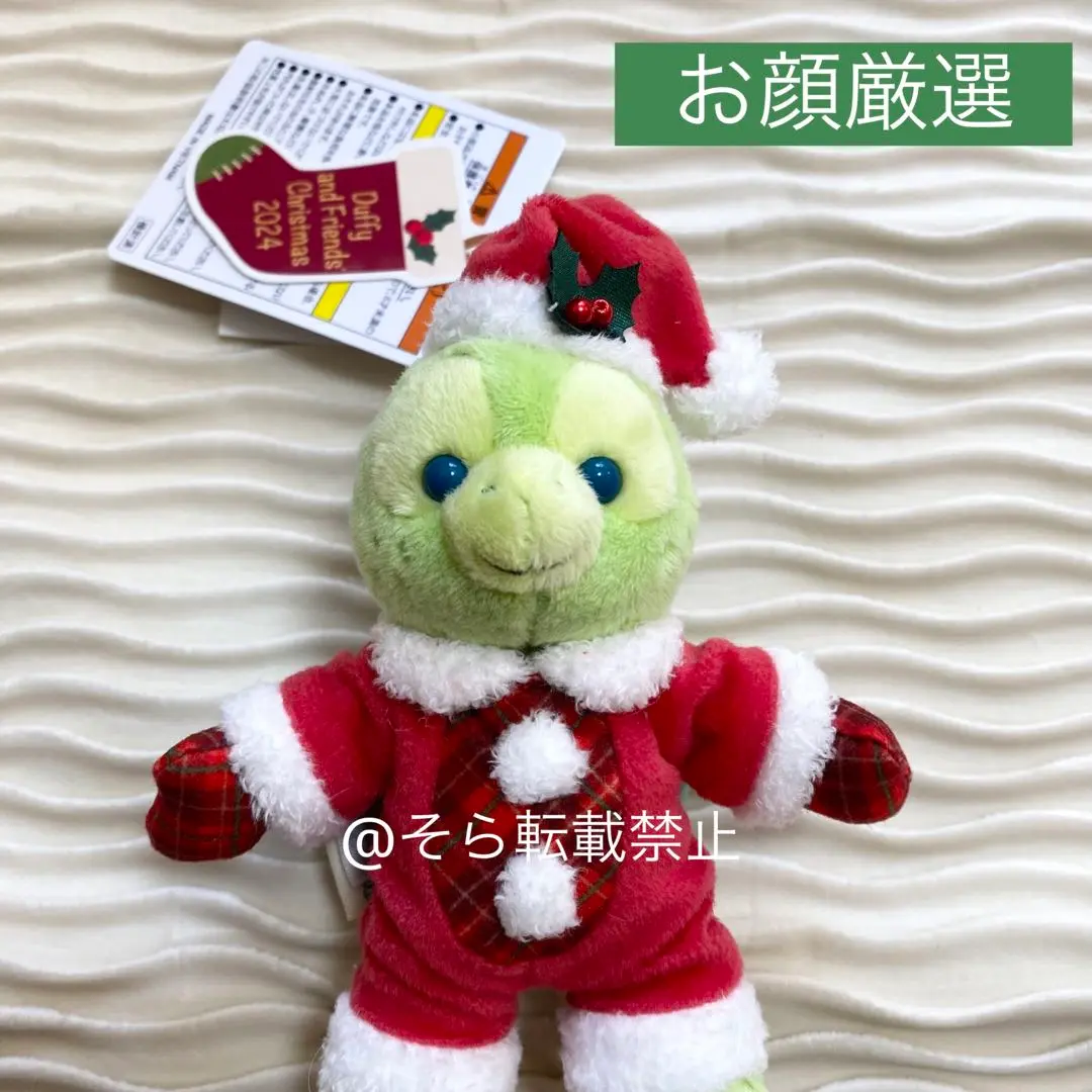 ディズニー　ぬいぐるみパッジ オルメル　サンタ ぬいぐるみバッジ オルメル ダンシングスノーフレークス